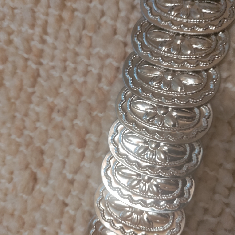 Silver cowgirl belt